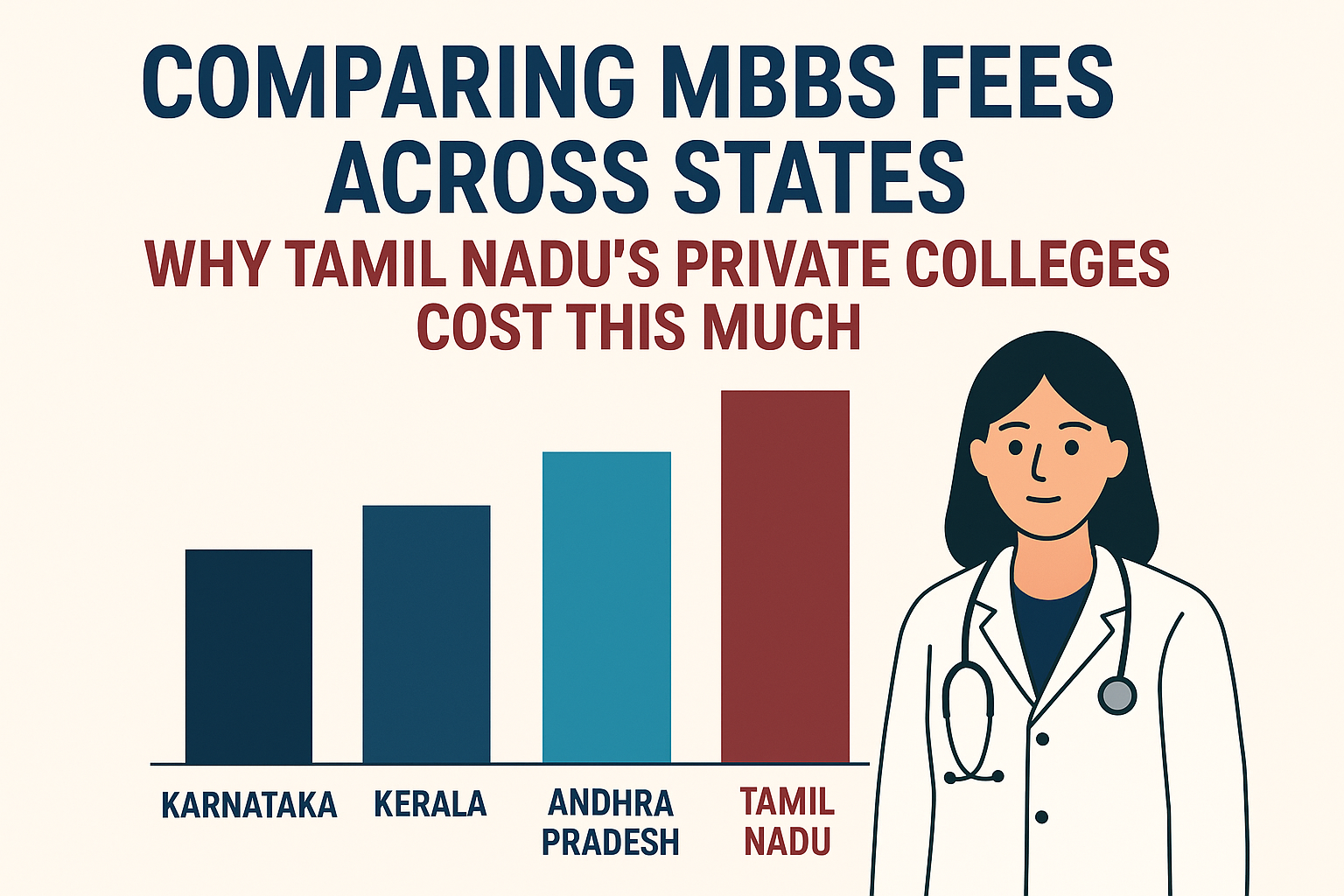 Comparing MBBS Fees Across States: Why Tamil Nadu’s Private Colleges Cost This Much
